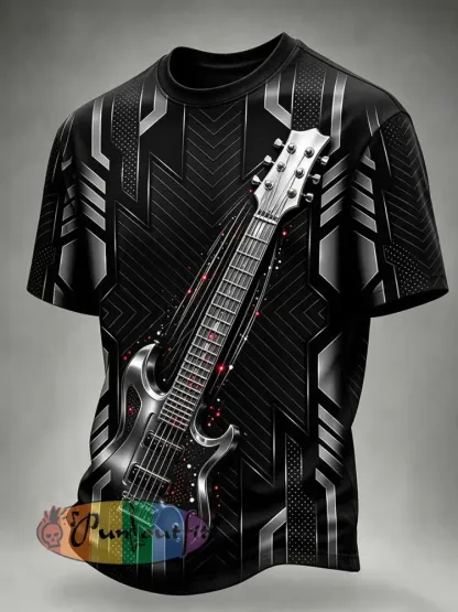 Men’s Vintage Rock Heavy Metal Graphic T-Shirt - As picture · M
