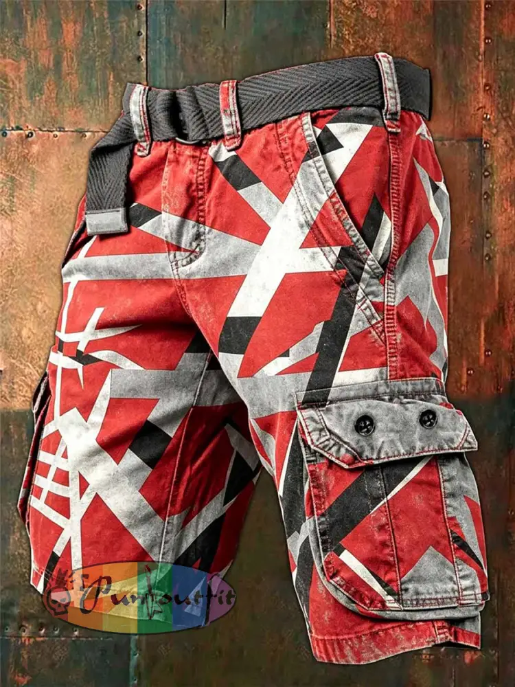 Men’s Rock Band VH Print Pants - As picture · S