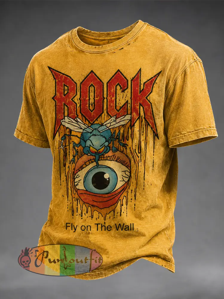 Vintage Graphic T-Shirt Retro Music Tee - As picture · S