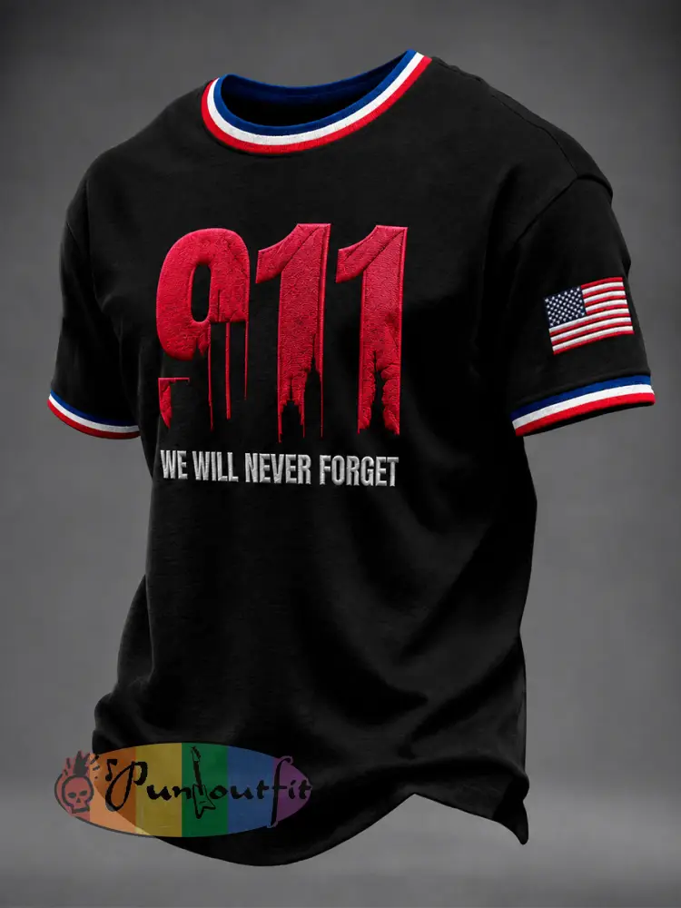 Men’s America Printed T-shirt - As picture · S
