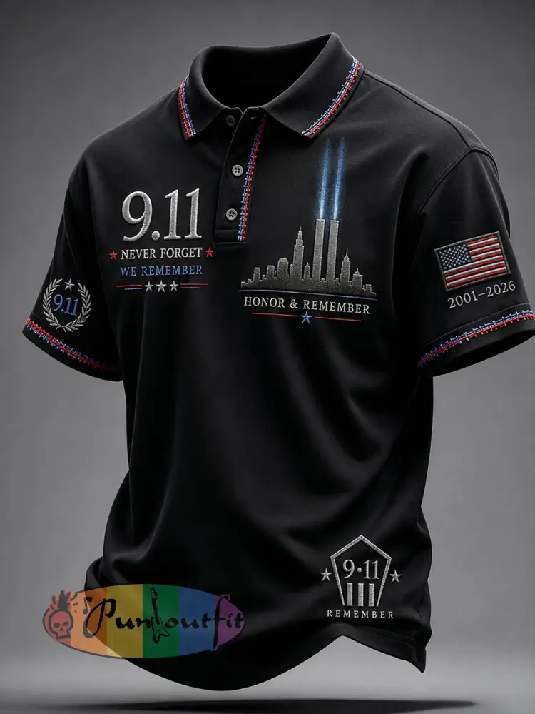 Men’s 9.11 Never Forget Shirt - Black · S