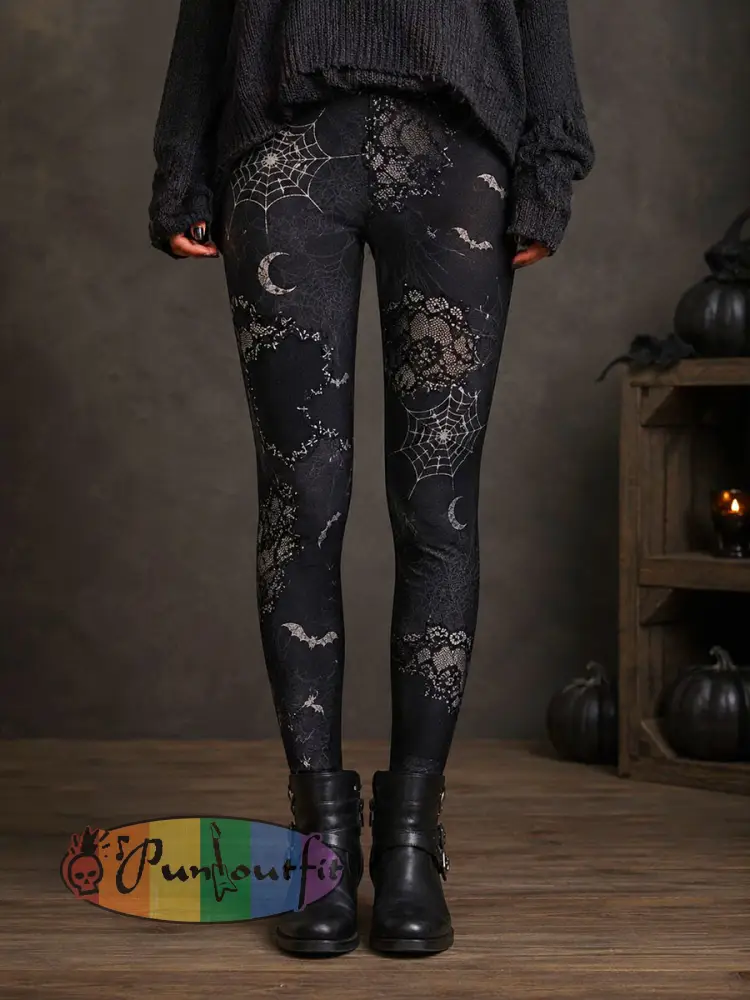 Women’s Dark Gothic Style Pants - Black · S