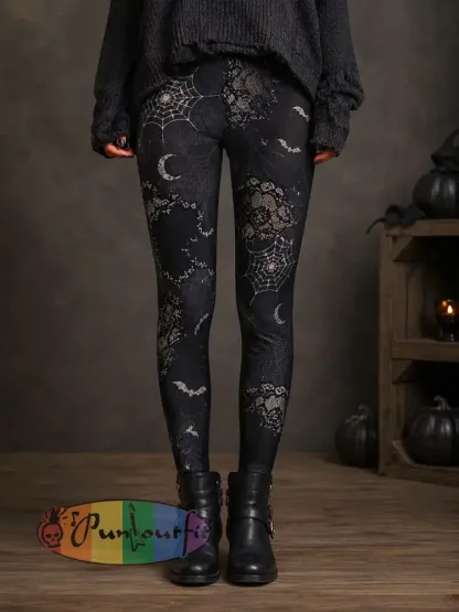 Women’s Dark Gothic Style Pants - Black · S