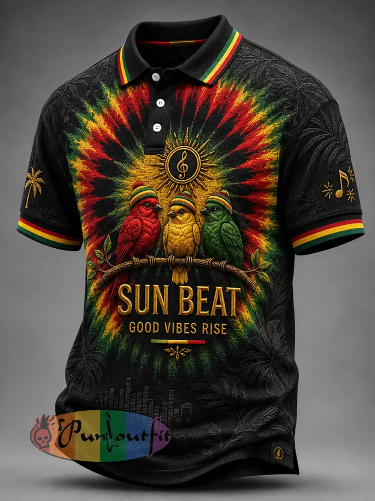 Men’s Reggae Short Sleeves T-Shirt - A · S