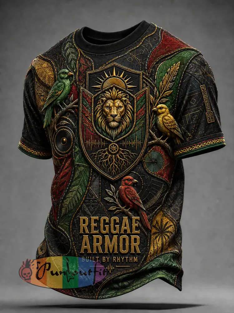 Men’s Reggae Short Sleeves T-Shirt - A · S