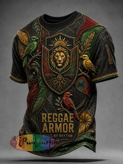 Men’s Reggae Short Sleeves T-Shirt - A · S