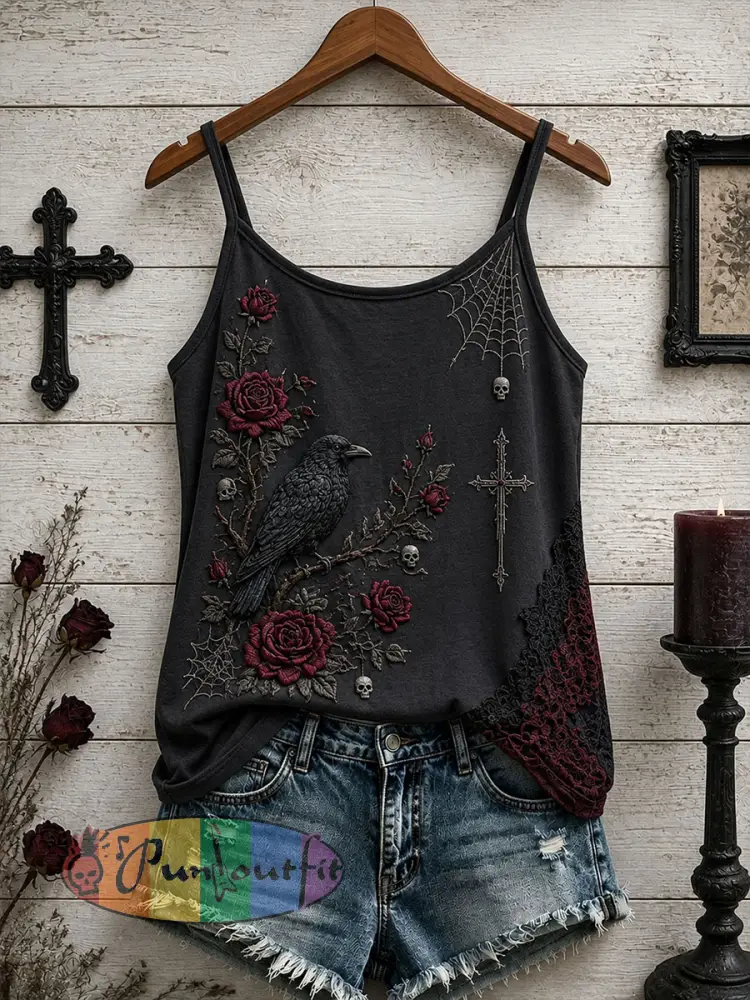 Women’s Gothic Tank Top - Black · S