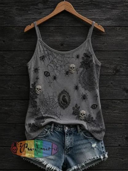 Women’s Gothic Tank Top - Gray · S