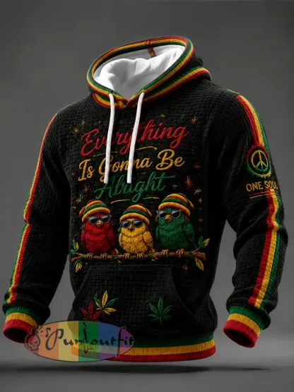 Classic Hoodie for Retro Reggae Music Fans - As picture · S