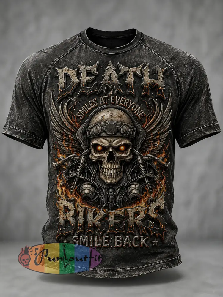 Men’s Motorcycle Lover Graphic T-Shirt - As picture · S