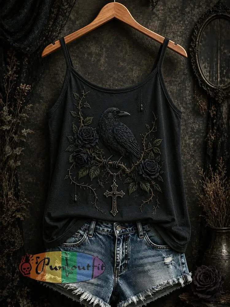 Women’s Gothic Tank Top - Black · S