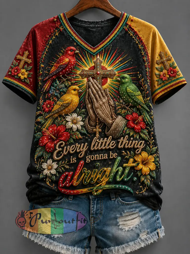 Every little thing is gonna be alright T-Shirt - As picture · S