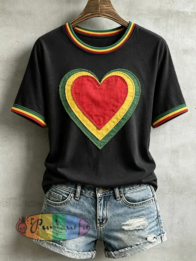 Women’s Reggae T-Shirt - Black · S