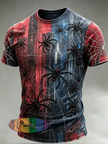 Retro Dark Punk Graphic Casual T-Shirt - A · S
