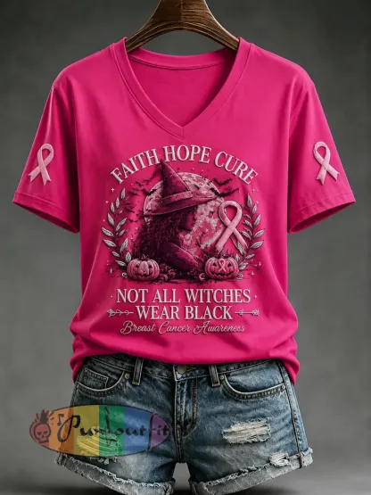 Women’s In October We Wear Pink Short-sleeved T-shirt - Rose Pink · S