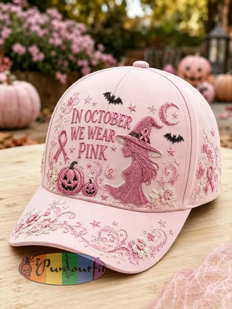 Unisex In October We Wear Pink Hat - Pink · ONE