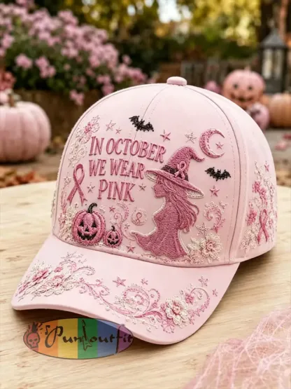 Unisex In October We Wear Pink Hat - Pink · ONE
