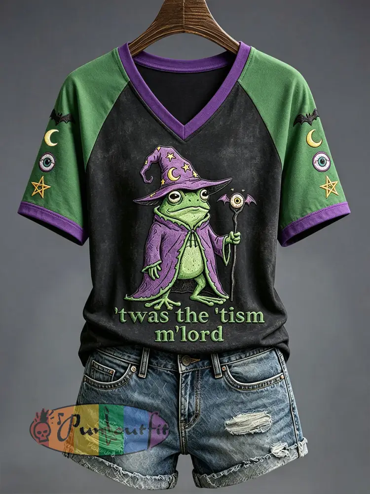 Women’s Twas The Tism M’lord T-shirt - Black · S
