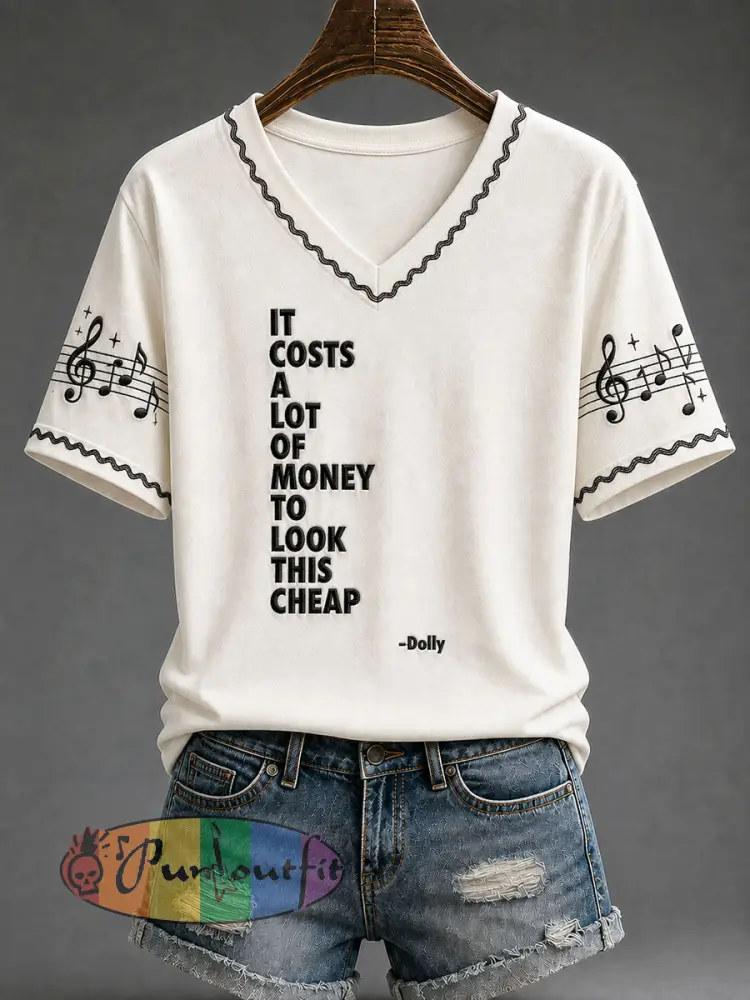 Women’s Country Music Lover Gift Casual T-shirt - White · S
