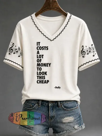 Women’s Country Music Lover Gift Casual T-shirt - White · S