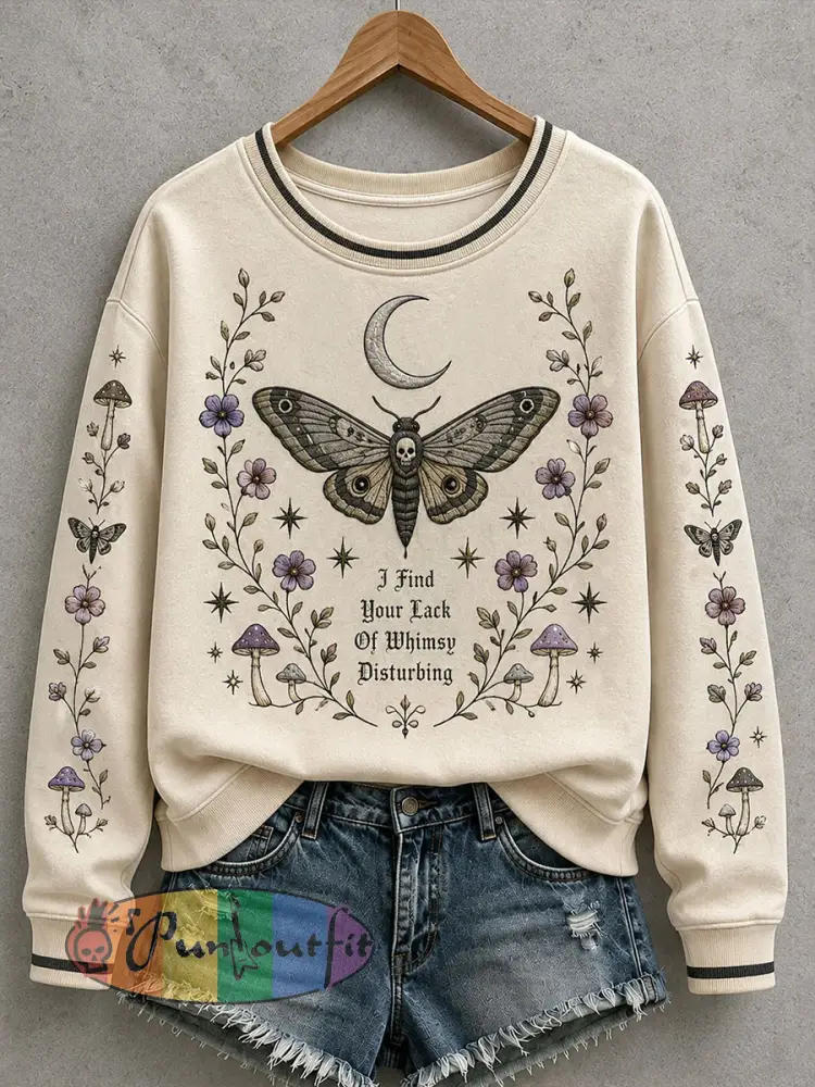 Women’s I Find Your Lack Of Whimsy Disturbing Sweatshirt - Creamy-White · S