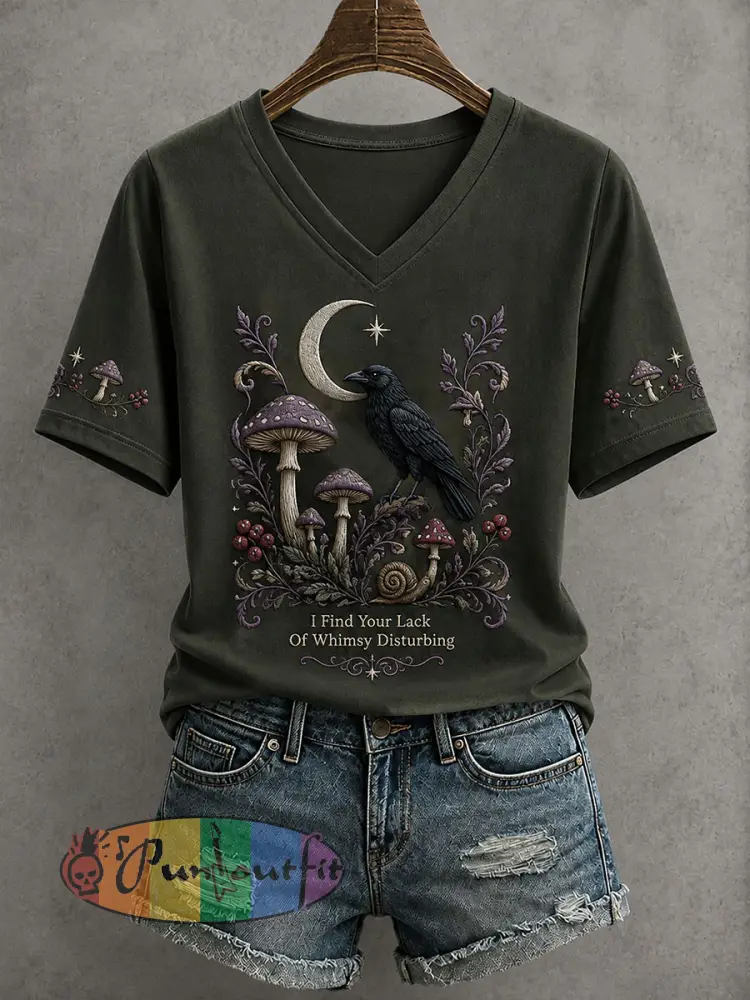 Women’s I Find Your Lack Of Whimsy Disturbing T-shirt - Green · S