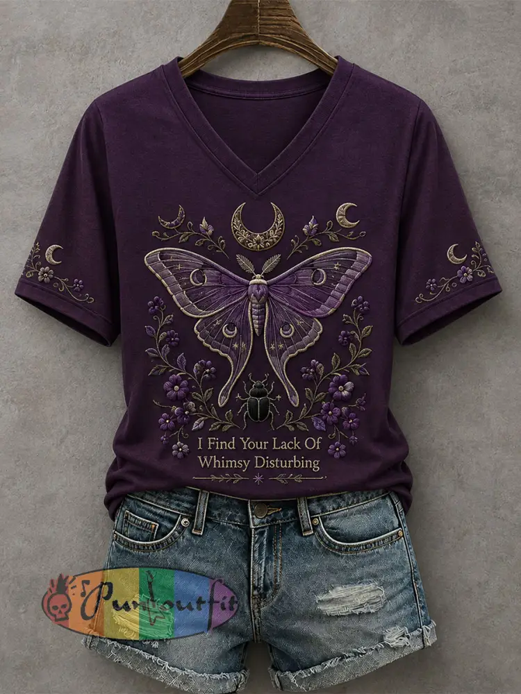 Women’s I Find Your Lack Of Whimsy Disturbing T-shirt - Purple · S
