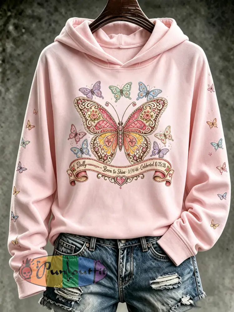 Women’s Rip Country Music Lover Queen of Country Printed Regular Sweatshirt - Pink · S