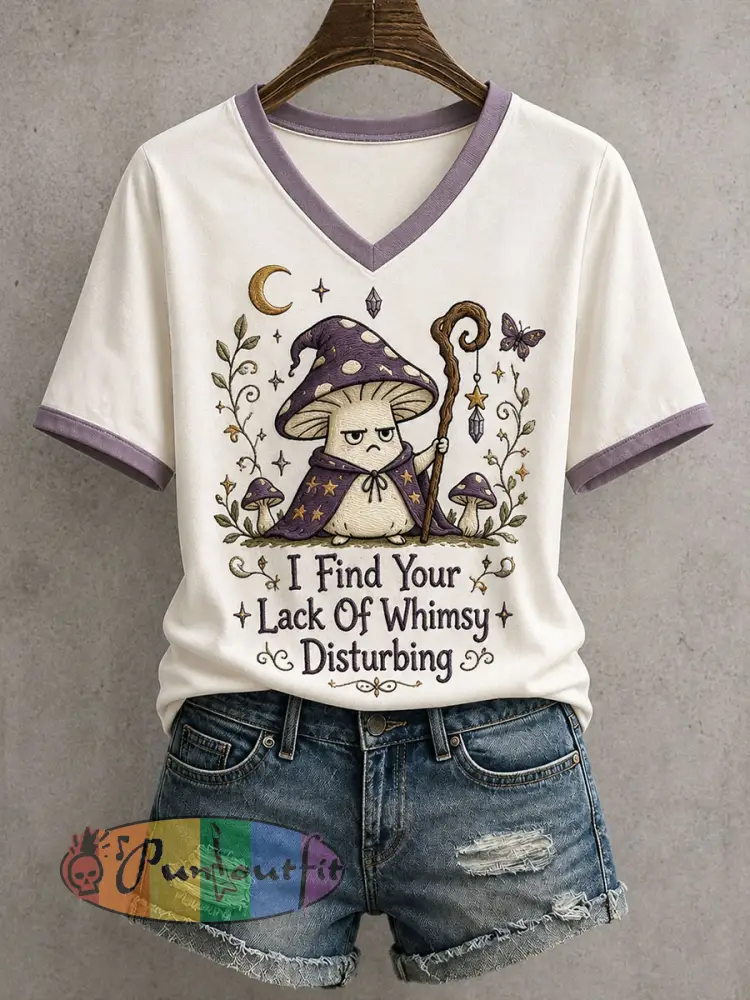 Women’s I Find Your Lack Of Whimsy Disturbing T-shirt - Creamy-White · S
