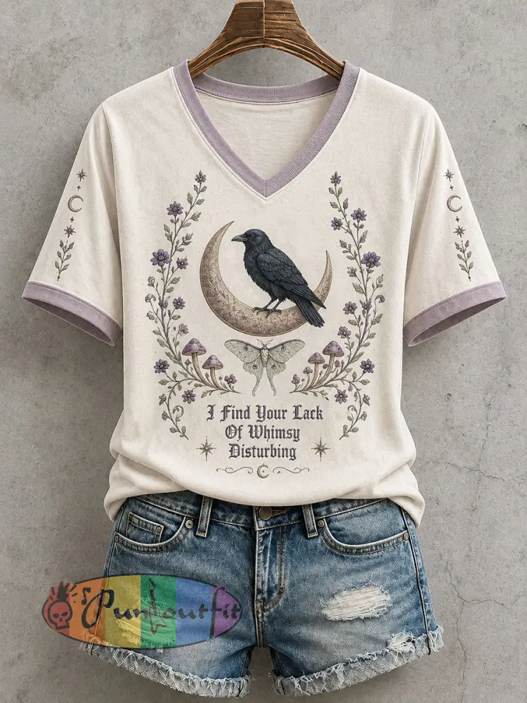 Women’s I Find Your Lack Of Whimsy Disturbing T-shirt - Creamy-White · S