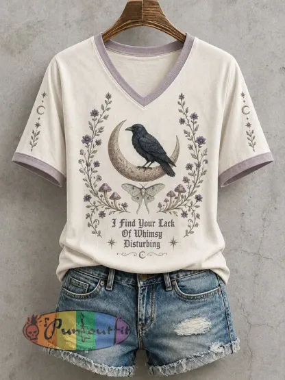 Women’s I Find Your Lack Of Whimsy Disturbing T-shirt - Creamy-White · S