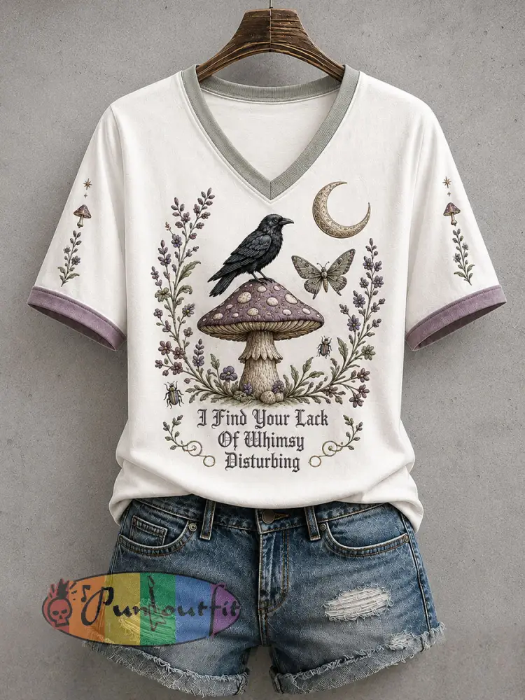 Women’s I Find Your Lack Of Whimsy Disturbing T-shirt - Creamy-White · S
