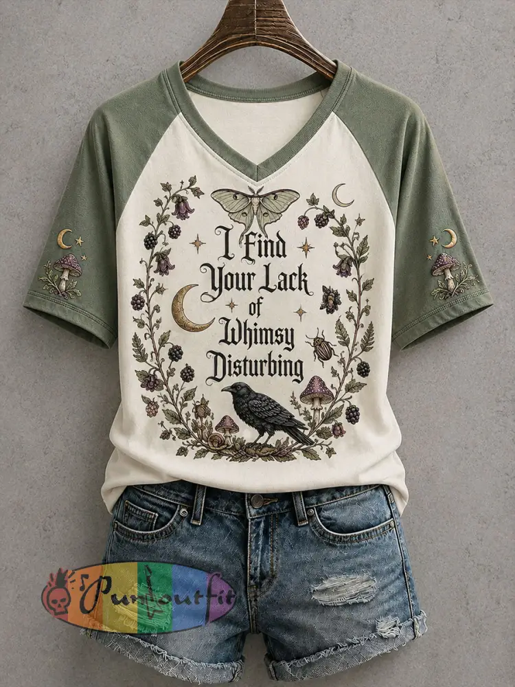 Women’s I Find Your Lack Of Whimsy Disturbing T-shirt - Creamy-White · S