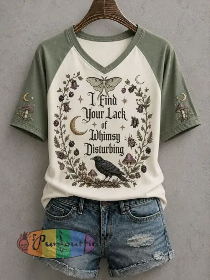 Women’s I Find Your Lack Of Whimsy Disturbing T-shirt - Creamy-White · S