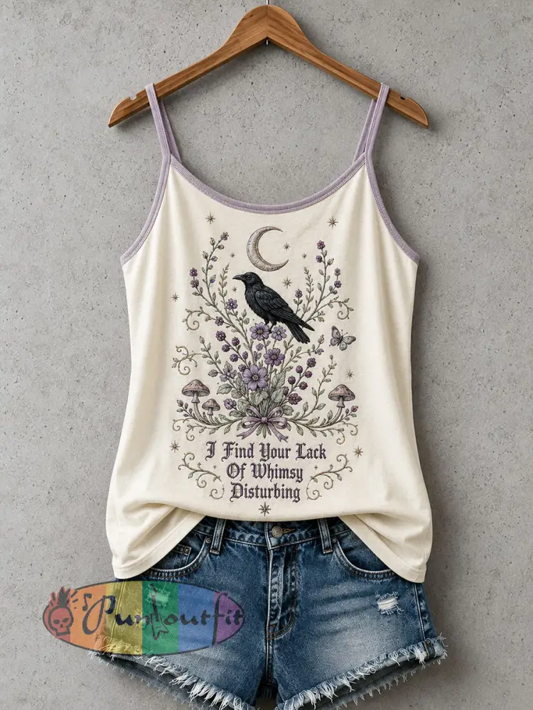 Women’s I Find Your Lack Of Whimsy Disturbing Tank Top - Creamy-White · S