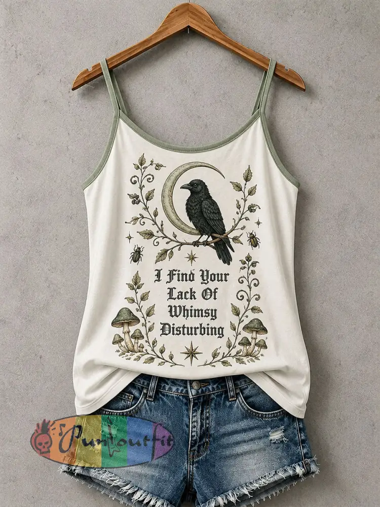Women’s I Find Your Lack Of Whimsy Disturbing Tank Top - Creamy-White · S