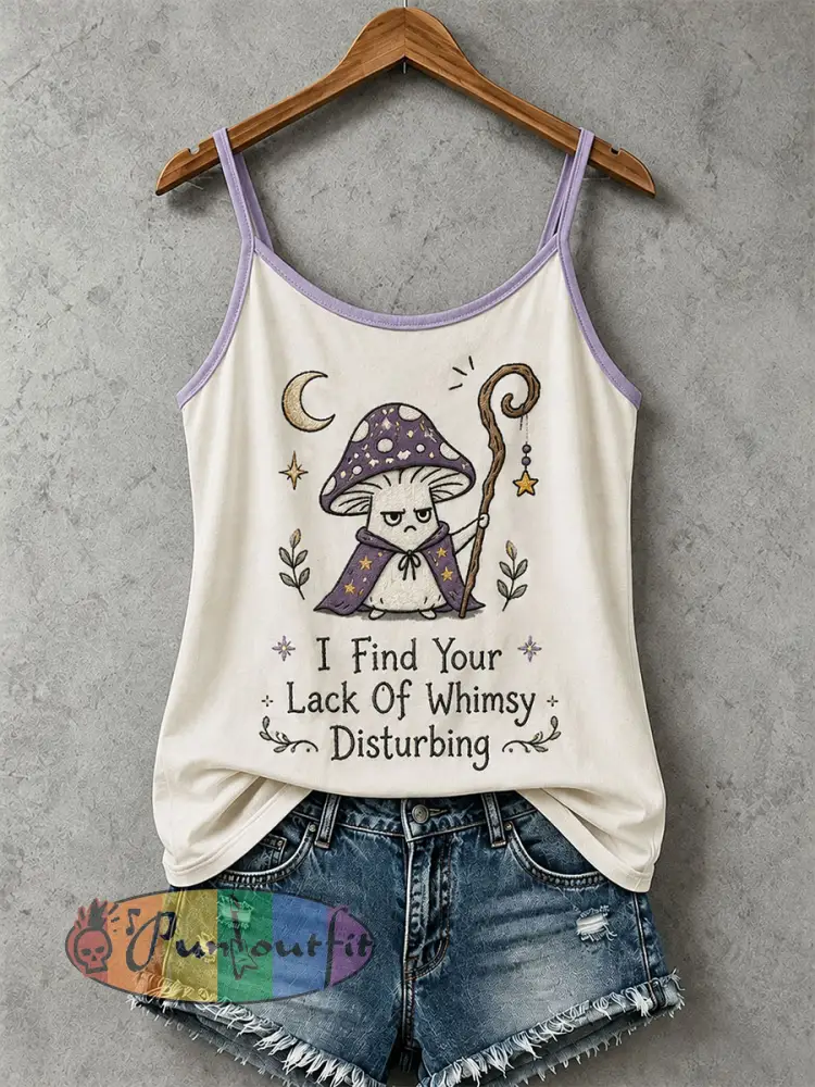 Women’s I Find Your Lack Of Whimsy Disturbing Tank Top - Creamy-White · S