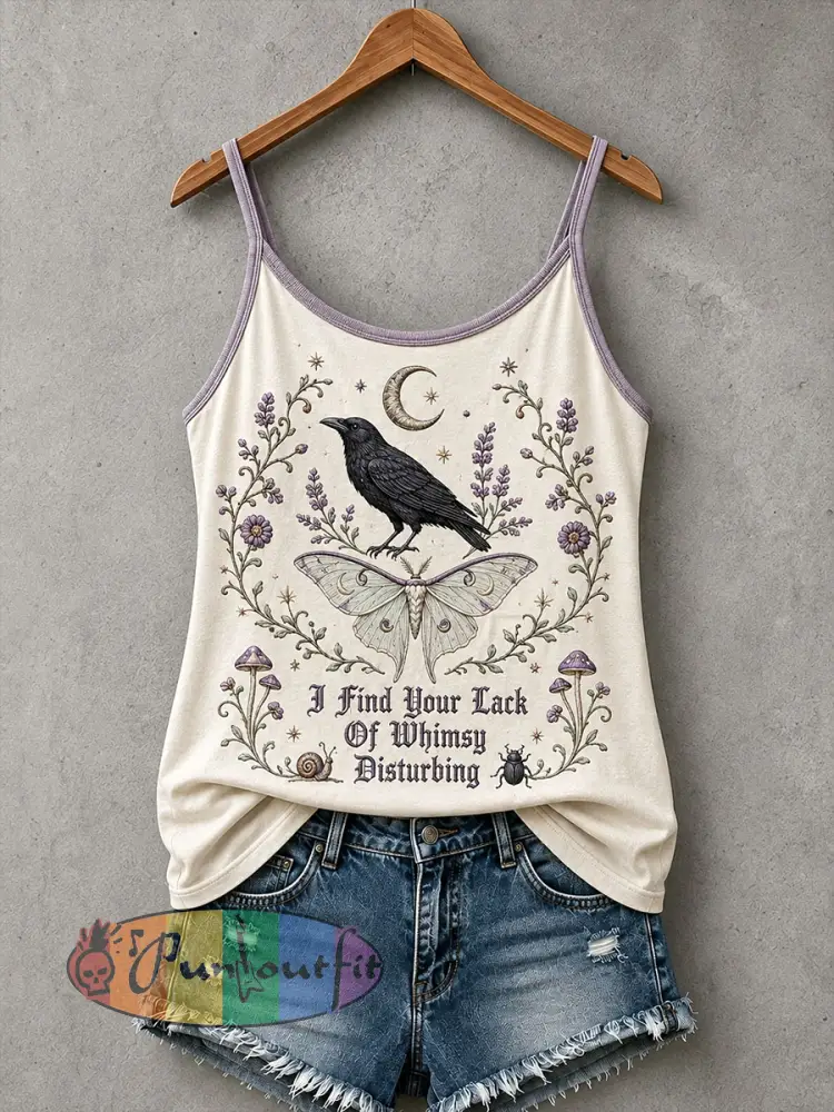 Women’s I Find Your Lack Of Whimsy Disturbing Tank Top - Creamy-White · S