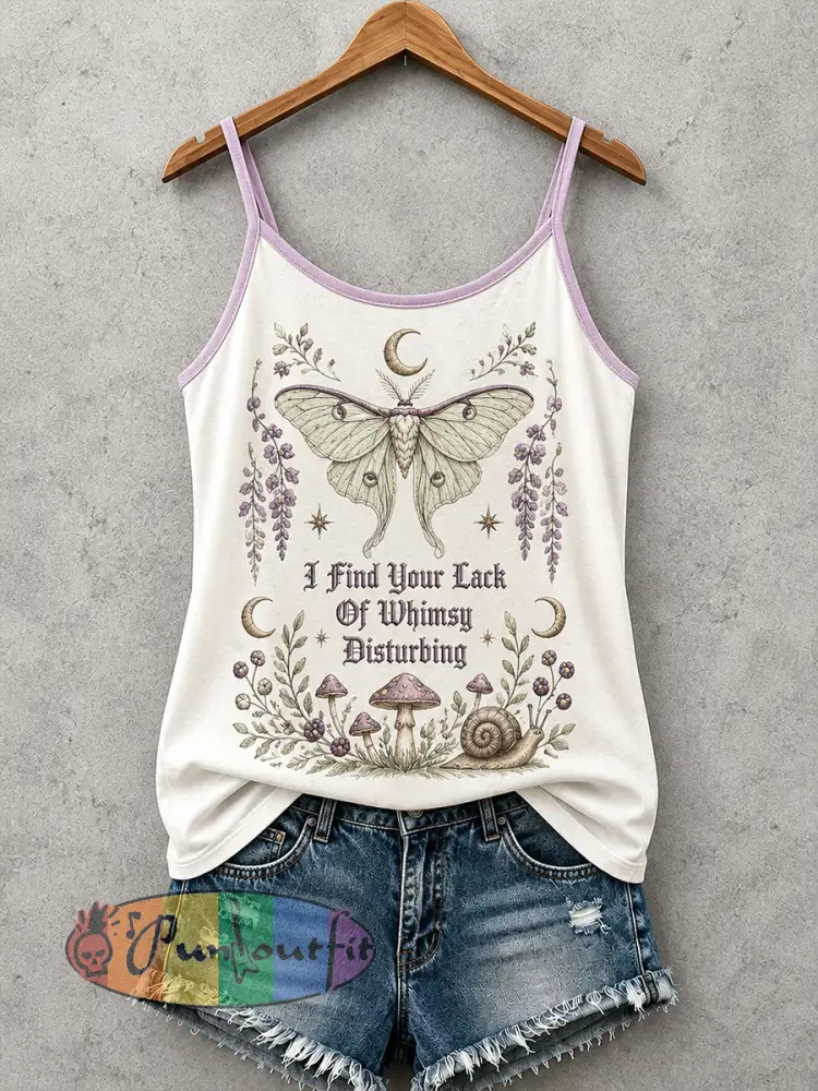 Women’s I Find Your Lack Of Whimsy Disturbing Tank Top - Creamy-White · S