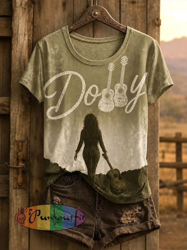 Women’s Western Music Commemorative T-shirts - Green · S