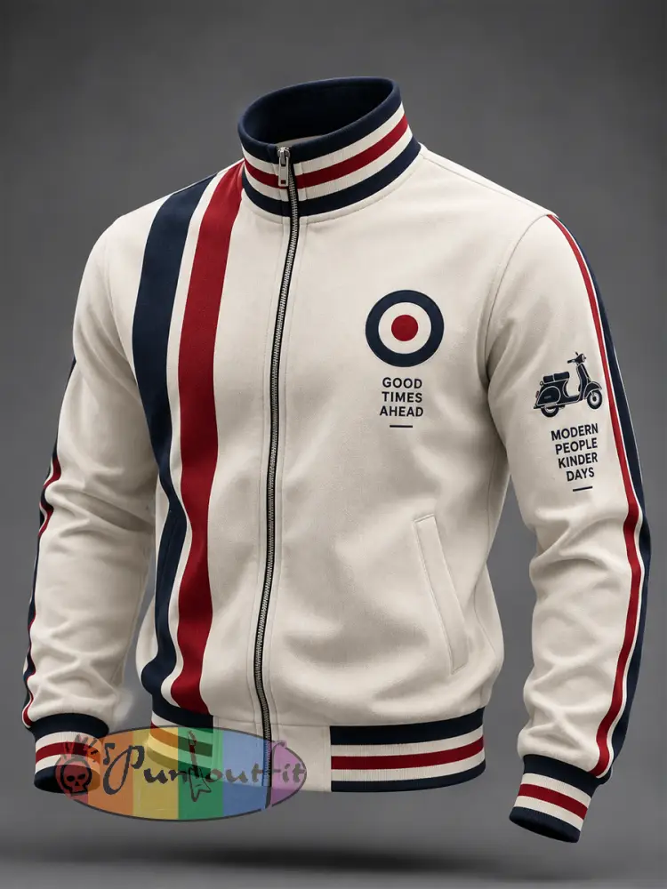 Men’s Mods Culture UK Music Lover Printed top - As picture · S