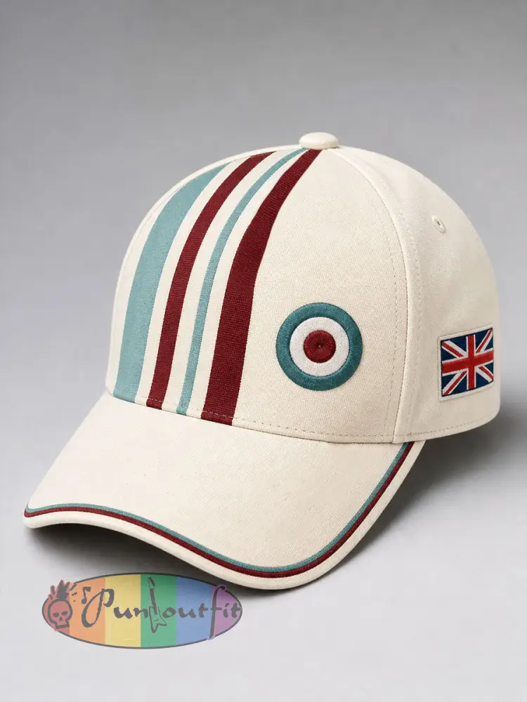 Unisex UK Music Lover Mods Art Printed Hat - Apricot · ONE