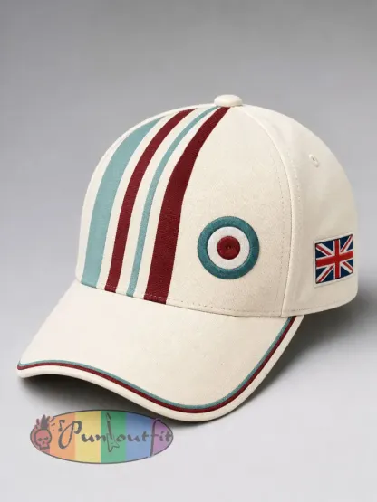Unisex UK Music Lover Mods Art Printed Hat - Apricot · ONE
