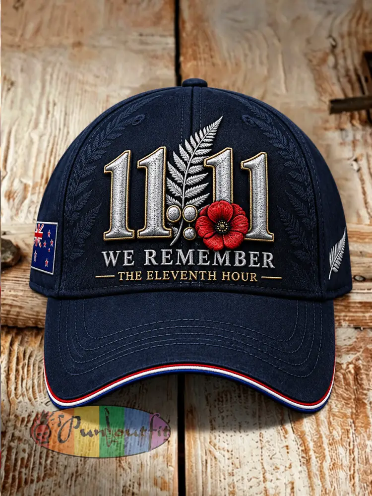 Unisex New Zealand Veteran Remembrance Day Hat - A · ONE
