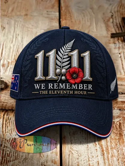Unisex New Zealand Veteran Remembrance Day Hat - A · ONE