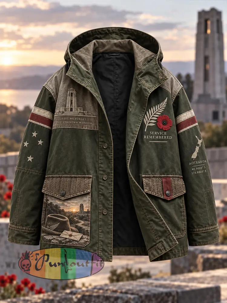 Men’s New Zealand Veteran Remembrance Day Jacket - A · S
