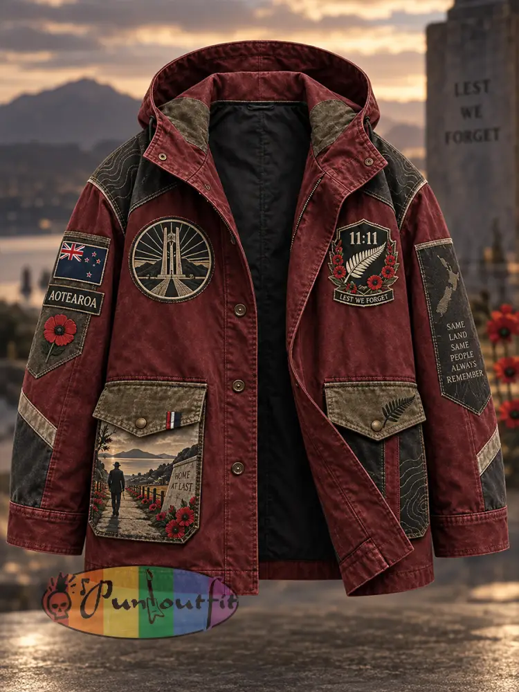 Men’s New Zealand Veteran Remembrance Day Jacket - A · S