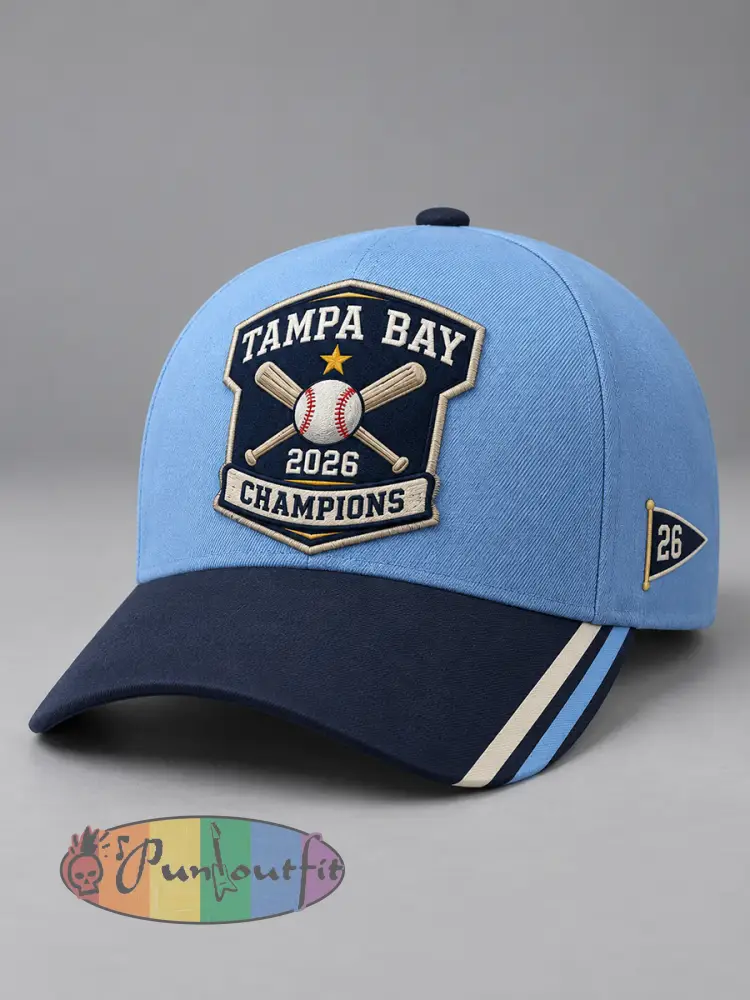 Unisex Tampa Bay Baseball Lover Printed Hat - Blue · ONE