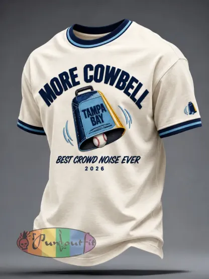 Men’s Tampa Bay Baseball Lover Printed T-shirt - Creamy-White · S