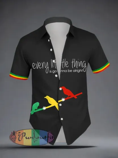 Men's Every Little Thing Is Gonna Be Alright Print T-Shirt
